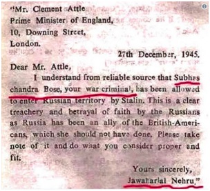 Fake news - Nehru letter