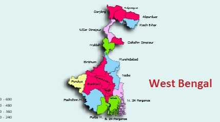  West Bengal map