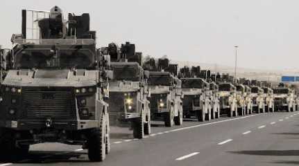 military vehicles