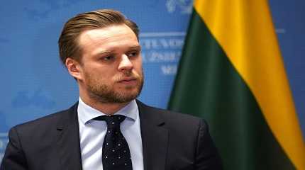 Lithuanian Foreign Minister Gabrielius Landsbergis