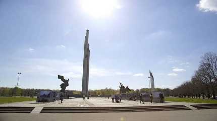 Monument to Soviet soldiers in Riga