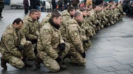 Ukrainian fighters