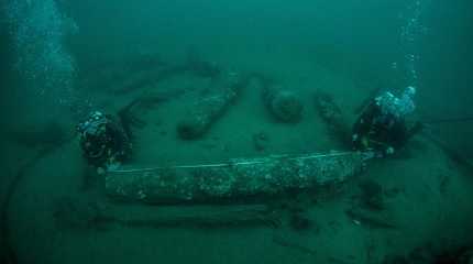 wreck of a royal warship