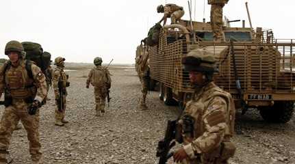 British troops in Afghanistan