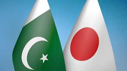 Japan Pak flags