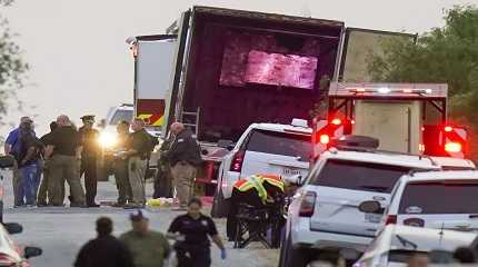 USA Police at Texas border