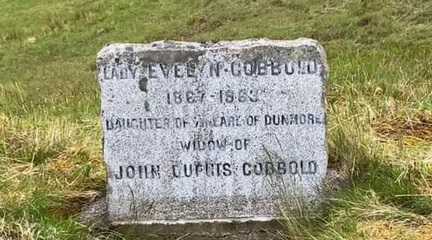 grave of Lady Evelyn Cobbold in Scottish Highlands