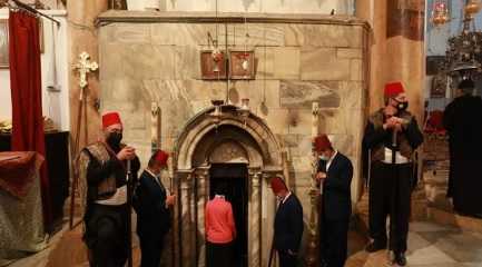 Church of the Nativity in Ramallah in Palestine