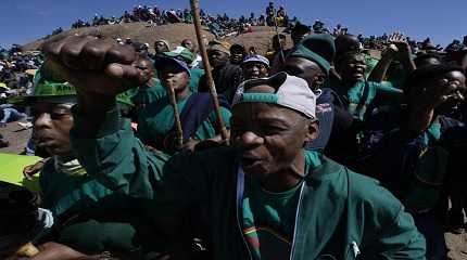 South African miners