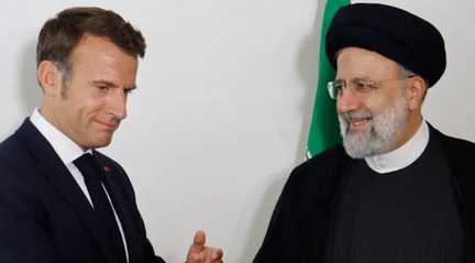 Emmanuel Macron n Ebrahim Raisi