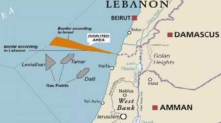 Lebanon Israel disputed martime zone