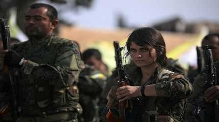 fighter of Syrian Democratic Forces