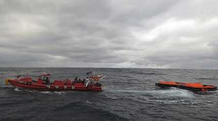 Korea and  South Korea coast guard