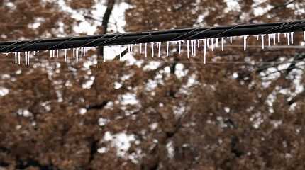 electrical line after a few days of snow