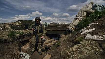 Ukrainian soldier