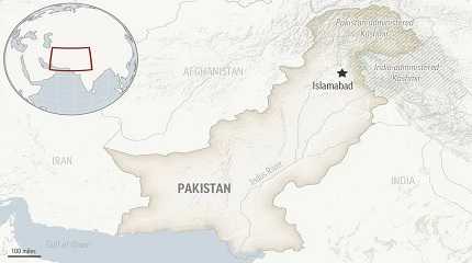 map for Pakistan