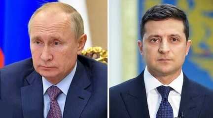 Vladimir Putin n Volodymyr Zelenskyy