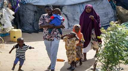 Dadaab refugee camp in northern Kenya