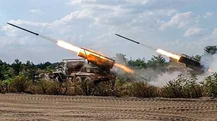 Russian forces struck Ukrainian army