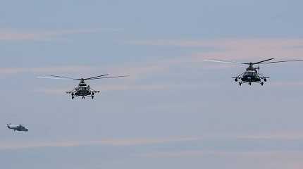 Mi-8 helicopter,.