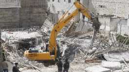  Israel demolishes PA buildings