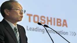 Toshiba Corp. President Satoshi Tsunakawa