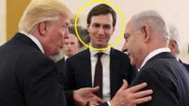  Donald Trump, Jared Kushner, Benjamin Netanyahu