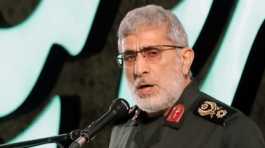 Iranian Quds force commander Esmail Ghaani
