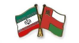 Iran Oman flags