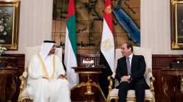 Egyptian Abdel-Fattah al-Sisi, and Abu Dhabi's Sheikh Mohammed bin Zayed Al Nahyan