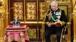 Prince Charles reads the Queen's speech in Opening of Parliament