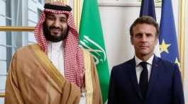 Emmanuel Macron n Mohammed bin Salman
