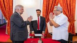 Gotabaya Rajapaksa and Ranil Wickremesinghe