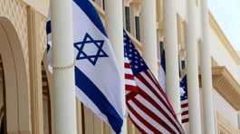 Israeli n usa flag
