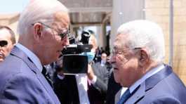 Joe Biden n Mahmoud Abbas