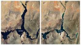 NASA pics show extreme drought
