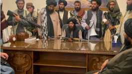 Taliban in President Palace in Kabul