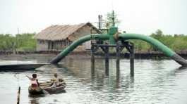 Oil pipeline in Nigeria