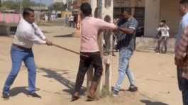 Gujarat public flogging by police