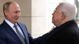 Vladimir Putin n Mahmoud Abbas