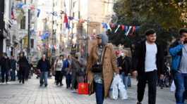 Istanbul's famous avenue