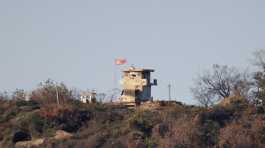 North Korean guard post