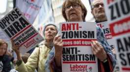 anti-Semitism zionism protest