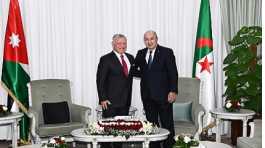 Abdelmadjid Tebboune meets with King Abdullah