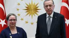 Recep Tayyip Erdogan n Israel Ambassador Irit Lillian