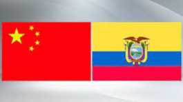 China and Ecuador flag