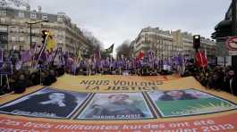 Kurdish groups protest  France and Europe