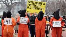 Protest against Guantanamo prisoners