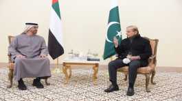 Shehbaz Sharif met Sheikh Mohamed bin Zayed Al Nahyan