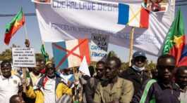 Anti-France Demonstration in Burkina Faso